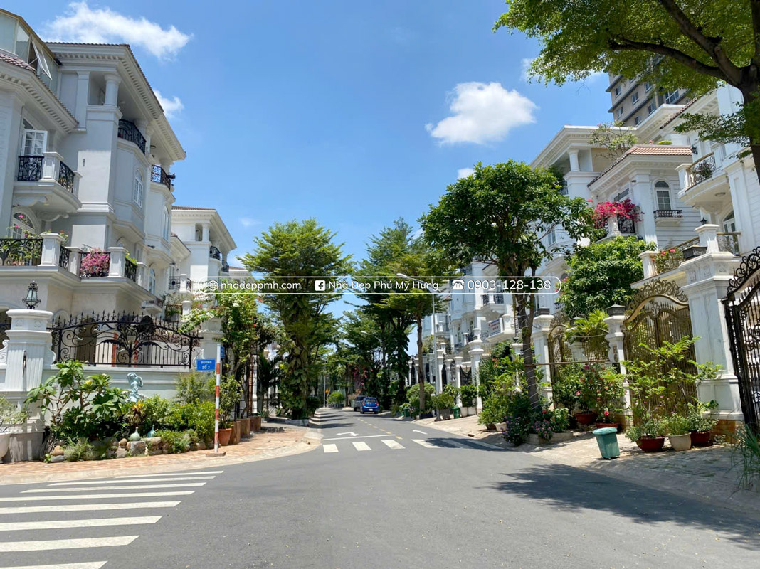 Biệt Thự Song Lập Nhà Thô H4 – Cityland Riverside Q7